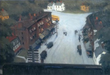 Edward Hopper Werke - amerikanisches Dorf Edward Hopper
